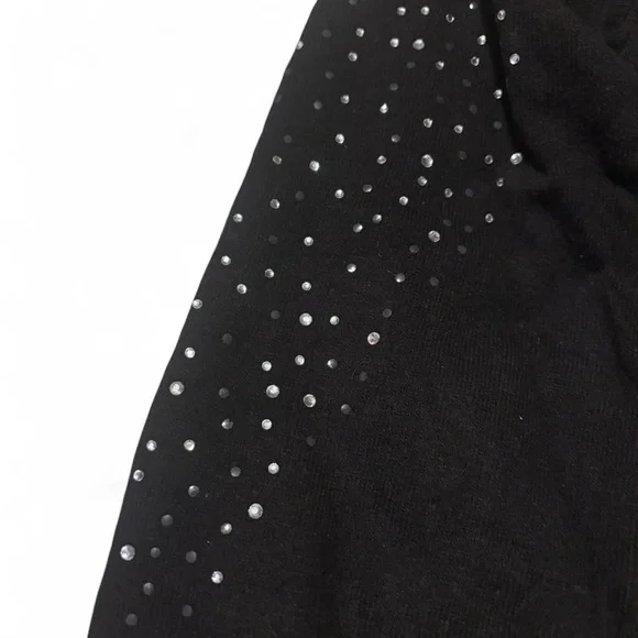 New York & Company Black Sweater with Studded Detail - Picture 2 of 4